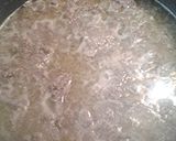 A picture of step 1 of Meat gravy with cauliflower rice.