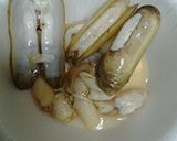 A picture of step 1 of Clam chowder.