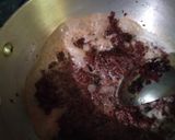A picture of step 4 of Beatroot Halwa.