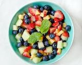 A picture of step 1 of Fruit salad.