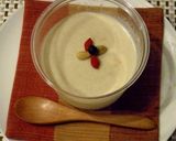 A picture of step 3 of White Sesame Pudding with Sesame Paste.
