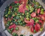 A picture of step 4 of Tandoori Bhindi.