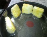 A picture of step 9 of Voluminous! Fried Hanpen Stuffed with Egg.