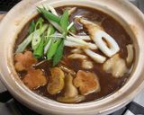 A picture of step 6 of Thick Stewed Miso Udon Noodles.
