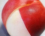 A picture of step 8 of Poached Peaches Scented with Lemon Verbena.