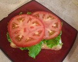 A picture of step 4 of Open Face BLT with Caramelized Bacon n Guac.