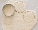 A picture of step 5 of Mini pizza base without yeast.