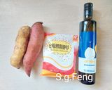 拔絲地瓜的食譜步驟1照片