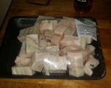 A picture of step 1 of Menudo de la Frontera (Border Menudo).