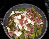 Foto del paso 2 de la receta: Pimientos de padrón con beicon y jamón