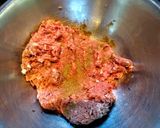 A picture of step 4 of Cheese burger with a twist.