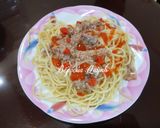 Hình bước làm 5 của món Mì spaghetti sốt bò bằm