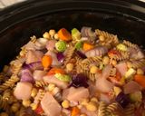 A picture of step 10 of Chicken Hot Pot with a twist.