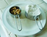 A picture of step 1 of Sweet and savory Dumplings (Kozhukattai inTamil).