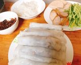 Hình bước làm 3 của món Bánh Cuốn nhà làm