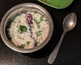 A picture of step 8 of Curd Rice.