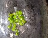 A picture of step 6 of Chapathi spring rolls.