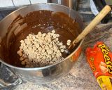 Φωτογραφία βήματος 6 της συνταγής Brownies με peanut-butter chocolate chips - Αγίου Βαλεντίνου ❤️