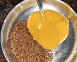 A picture of step 2 of #Hw#मार्च#my1strecipe #mixchillawithpeanutbutterandflaxseeds.