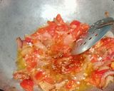 A picture of step 2 of Spicy Karahi Macroni (with leftover Karahi).