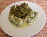 Foto del paso 12 de la receta: Brochetas de Abadejo con judías verdes al horno
