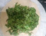 A picture of step 3 of Palak paratha.