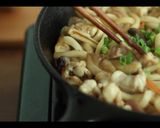 磨菇雞肉炒烏龍 簡單 日常的食譜步驟5照片