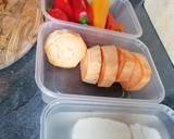 Grilled halloumi and vegetable skewers recipe step 1 photo