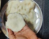 A picture of step 6 of Chatpata rava balls.