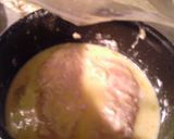 A picture of step 2 of cracker fried chicken strips.