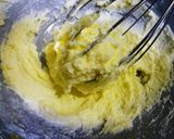 A picture of step 2 of Fluffy and Light Spinach Poundcake.