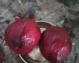 A picture of step 1 of Beet root shikanji.
