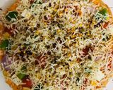 A picture of step 2 of Mayonnaise Paneer Cheese Pizza.