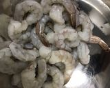 A picture of step 1 of Shrimp chowder.