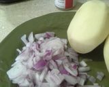 A picture of step 2 of Potato and Ground Beef Burritos.