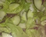 A picture of step 1 of Chicken pesto pasta salad.
