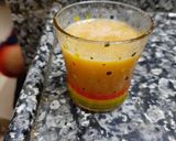 A picture of step 5 of Orange mint juice.
