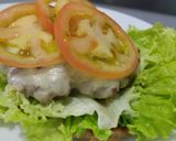 Foto del paso 9 de la receta: Hamburguesa🥩de res 🧀en pancakes🧇de vegetales🍔🥯🥞