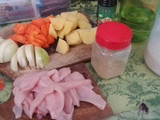 Nikujaga ayam ala surabayan