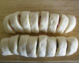 A picture of step 6 of Chocolate Coated Barley Puff Rolls.