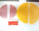 A picture of step 1 of Hina Matsuri Sushi Hina Dolls and Temari Sushi.