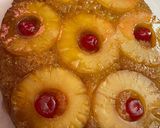 A picture of step 7 of Crockpot pineapple upside down cake.