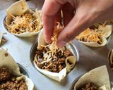 A picture of step 5 of Mini Taco Bowls.