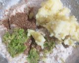 A picture of step 3 of Farali vada(sago flour).