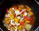 ปลาหมึกผัดสับปะรด วิธีทำสูตร 4 รูป