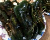 A picture of step 6 of Chilles Rellenos.