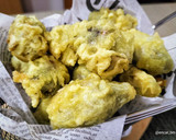 Foto del paso 7 de la receta: Alcachofas en tempura de azafrán al pimentón con miel y Pedro Ximénez