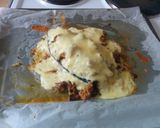 A picture of step 11 of Stuffed aubergine.