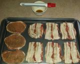 A picture of step 3 of My Bacon Wrapped Honey Glazed Pork Chops.