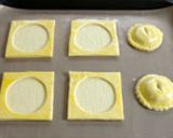 A picture of step 9 of Crunchy Kabocha Squash Pie for Halloween.